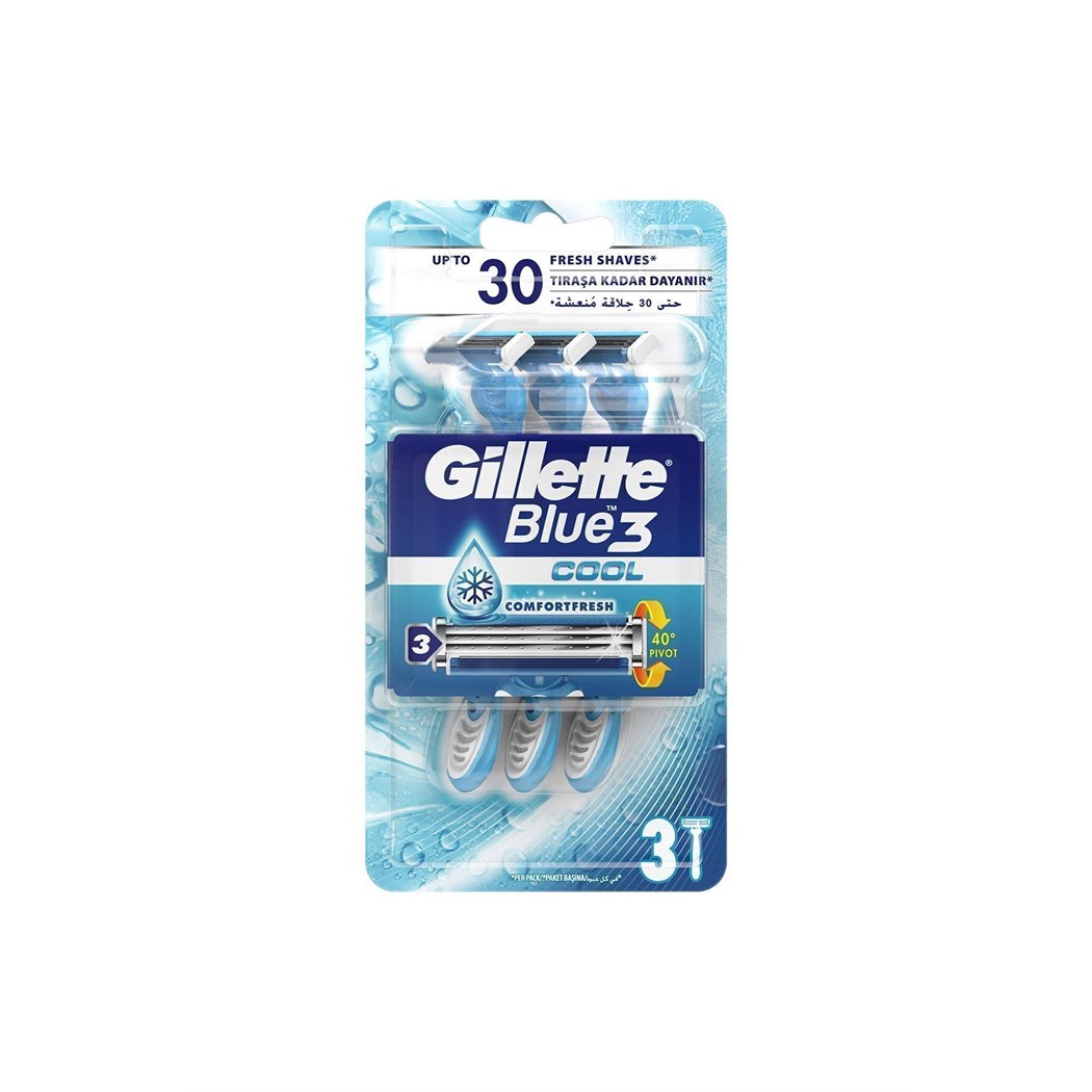 Blue3 Cool Kullan At Tıraş Bıçağı 3'lü