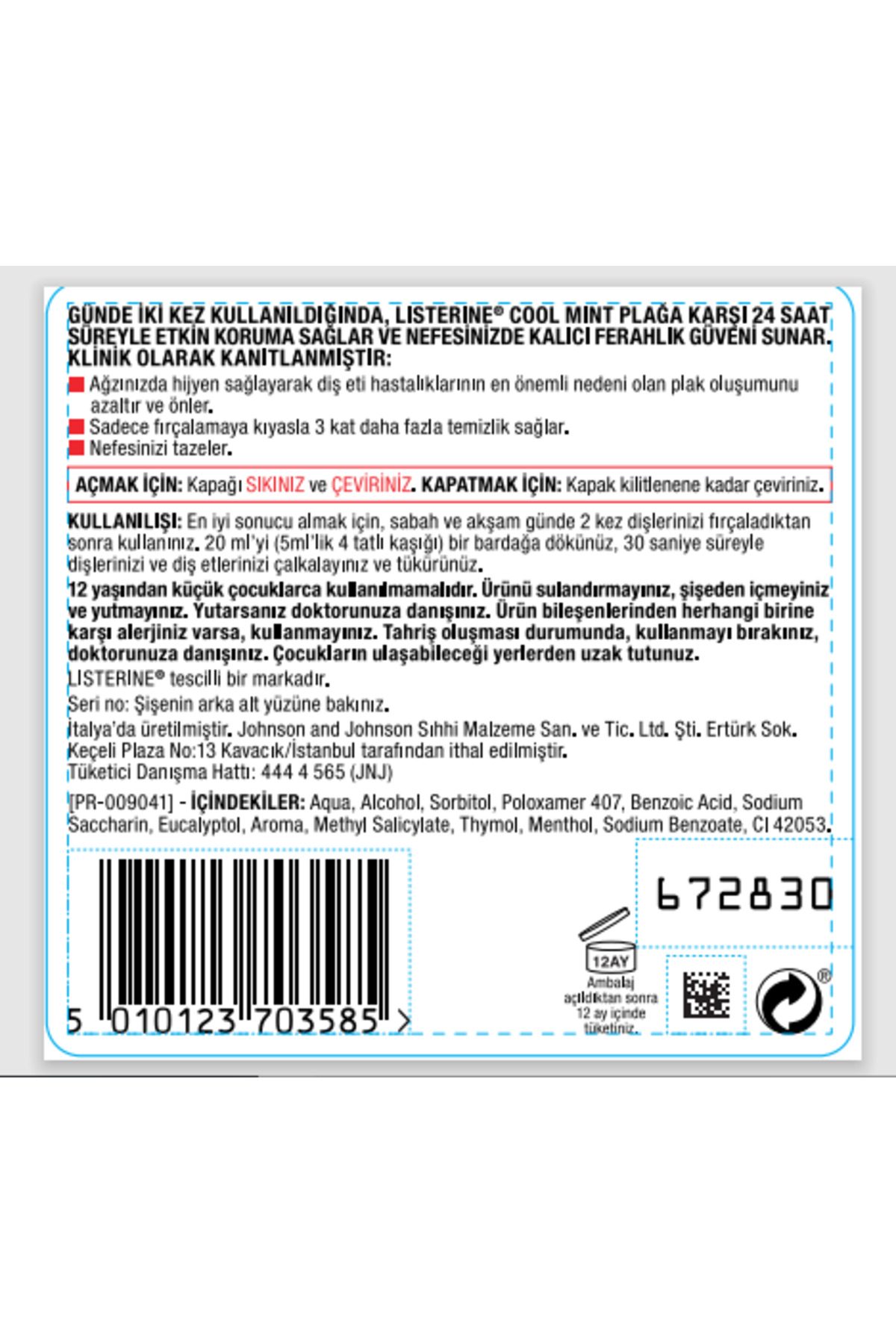 Mouthwash Coolmint 500 ml