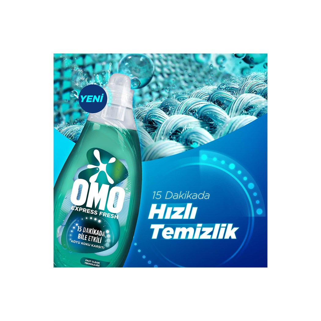 Express Fresh Kötü Koku Karşıtı Beyaz Ve Renkliler Sıvı Çamaşır Deterjanı 1480 ml