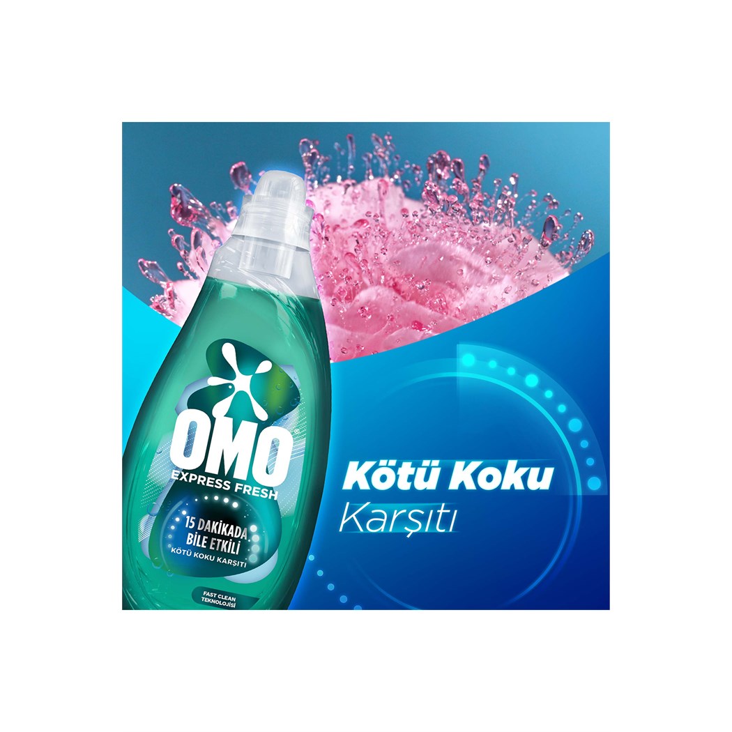 Express Fresh Kötü Koku Karşıtı Beyaz Ve Renkliler Sıvı Çamaşır Deterjanı 1480 ml