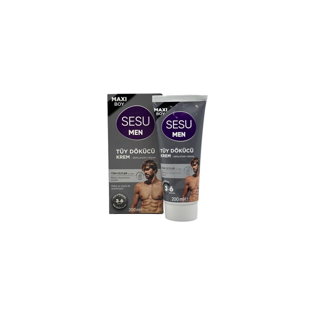 Men Maxi Boy Tüm Cilt Tipleri İçin Erkek Tüy Dökücü Kremi 200 ml