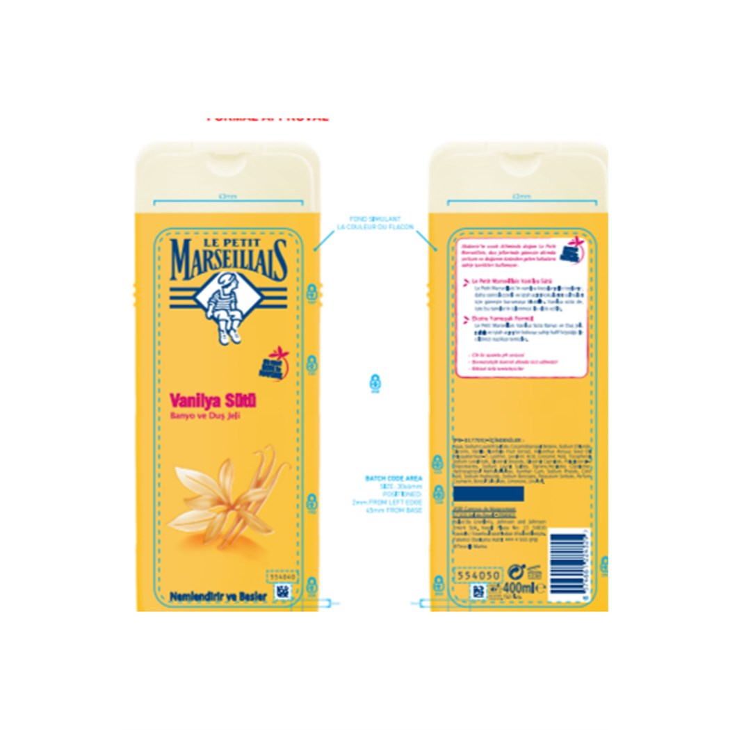 Duş Jeli Vanilya Sütü 400 ml