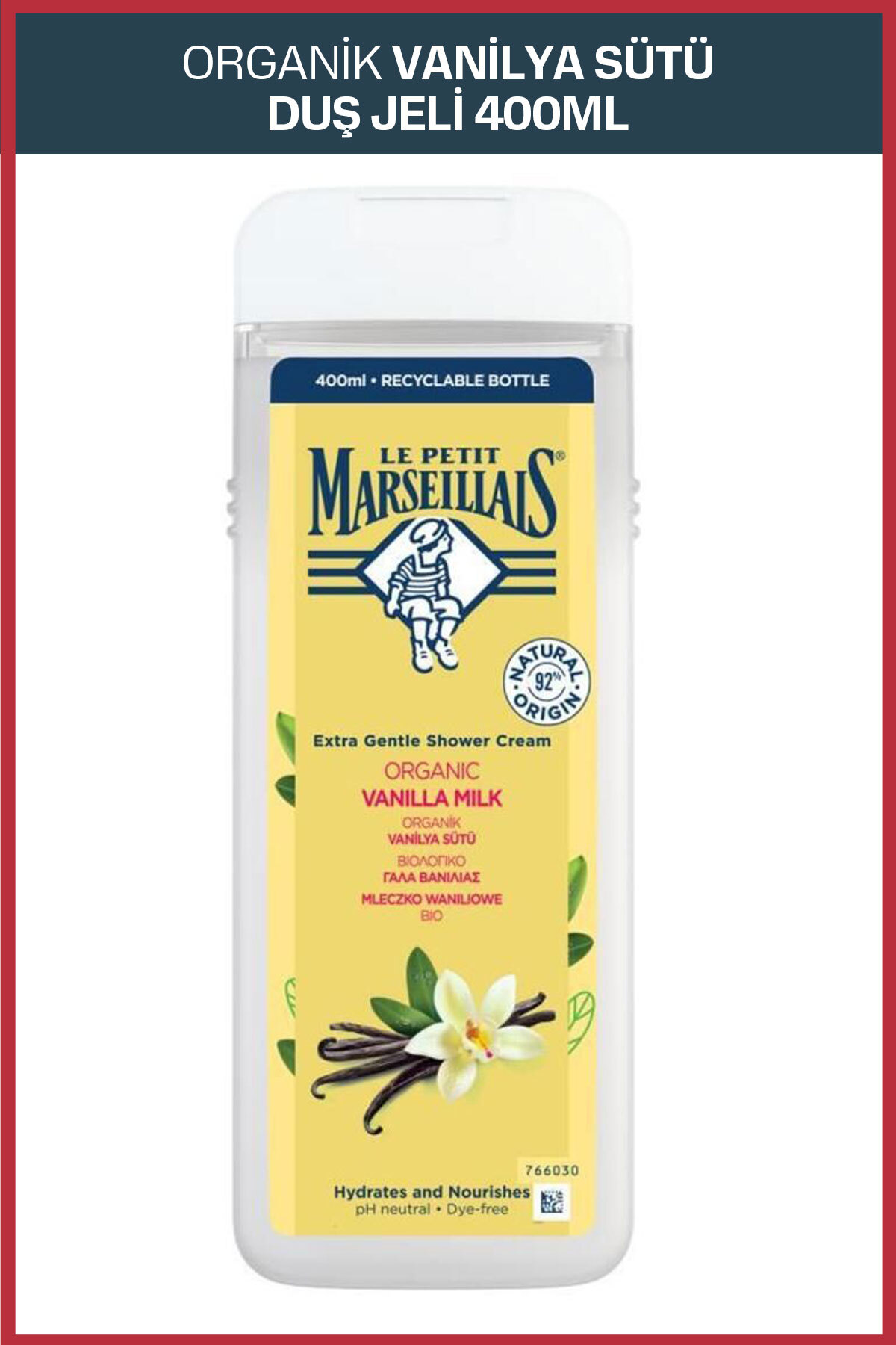 Duş Jeli Vanilya Sütü 400 ml