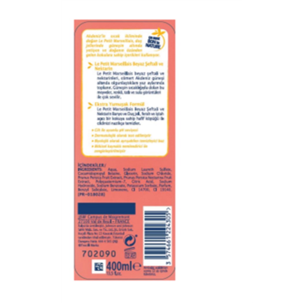 Şeftali Ve Nektarin Duş Jeli 400 ml
