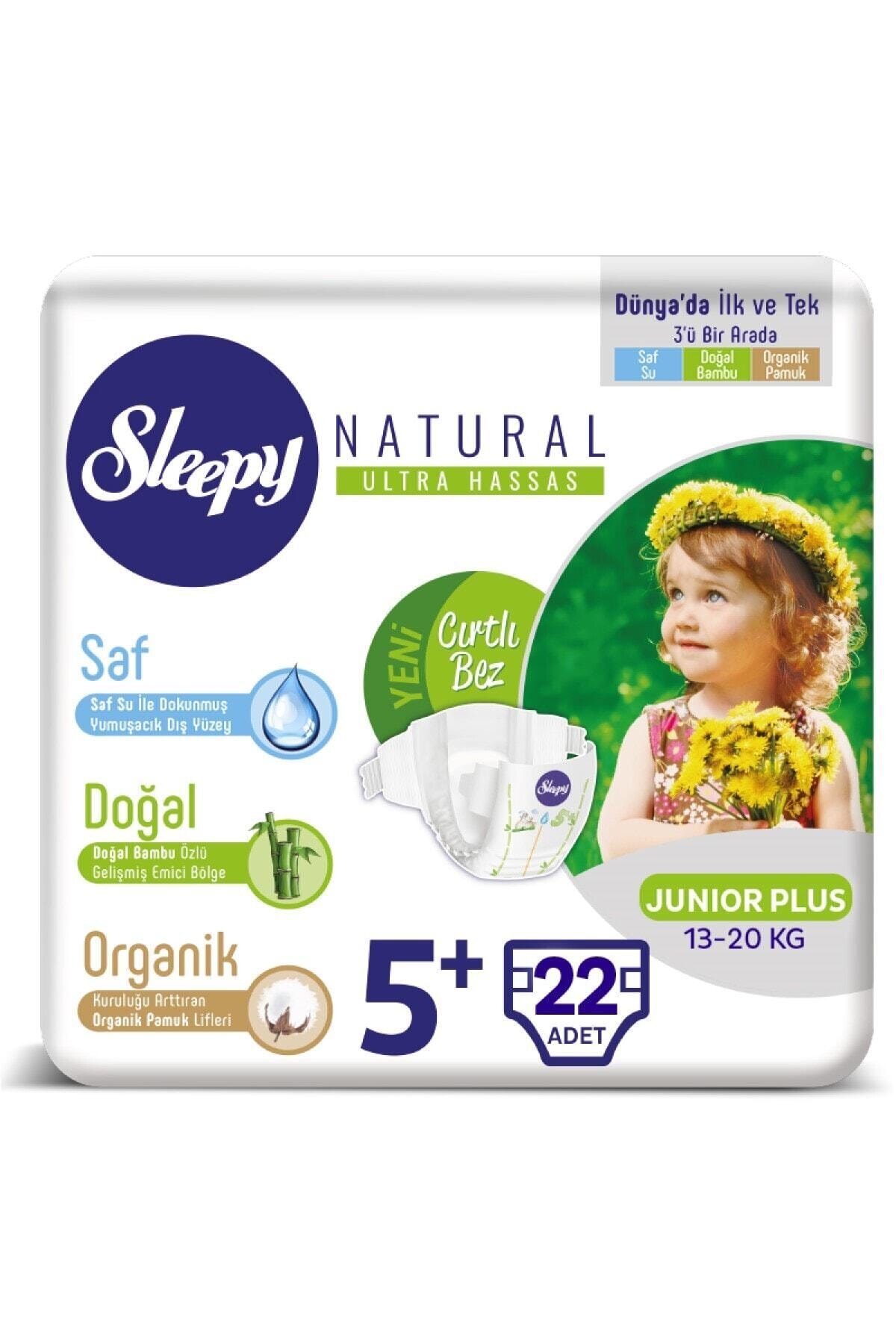 Natural Bebek Bezi Junior Plus 5 No 22 Li
