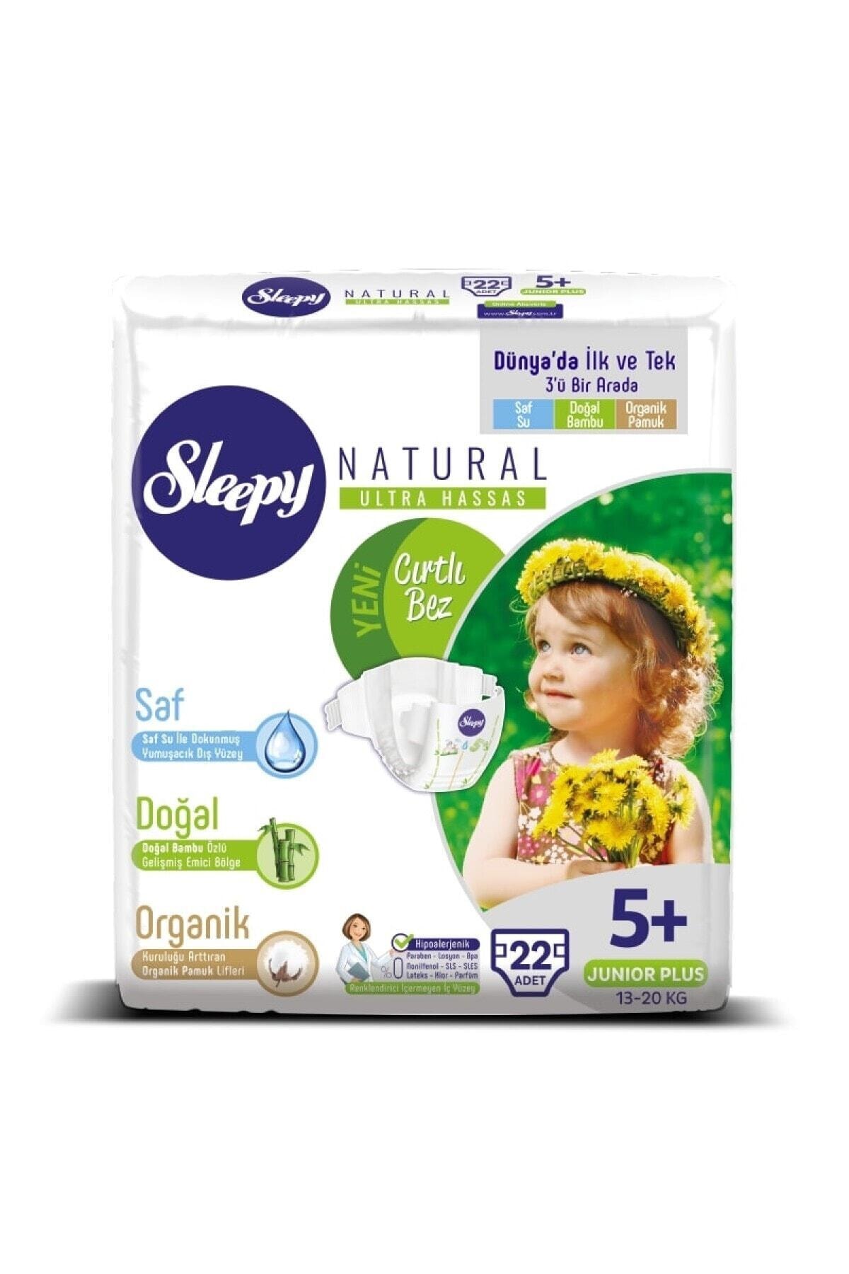 Natural Bebek Bezi Junior Plus 5 No 22 Li