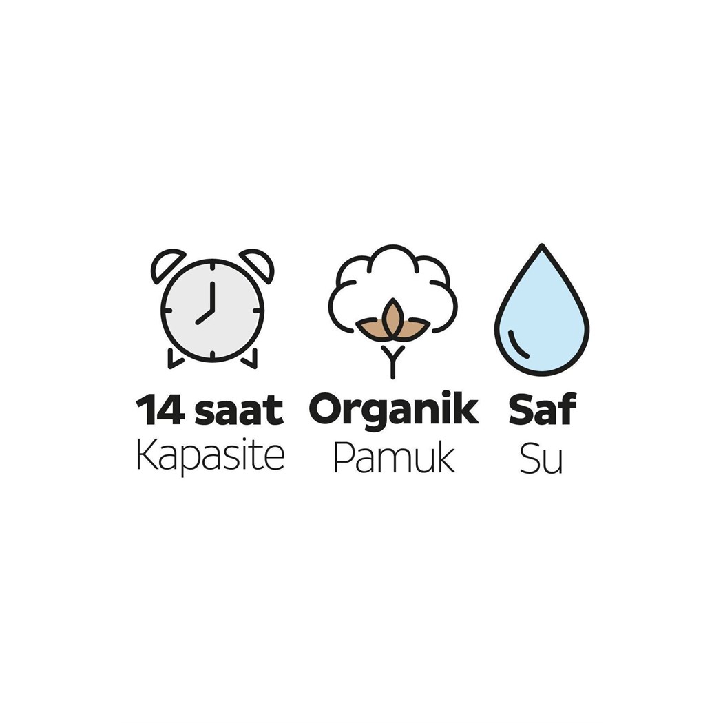 Natural Haftalık Paket Bebek Bezi 4 Numara Maxi 27 Adet