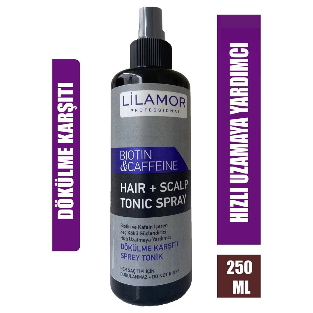 Lilamor 250 Ml Biotin & Kafein Dökülme Karşıtı Tonik Sprey