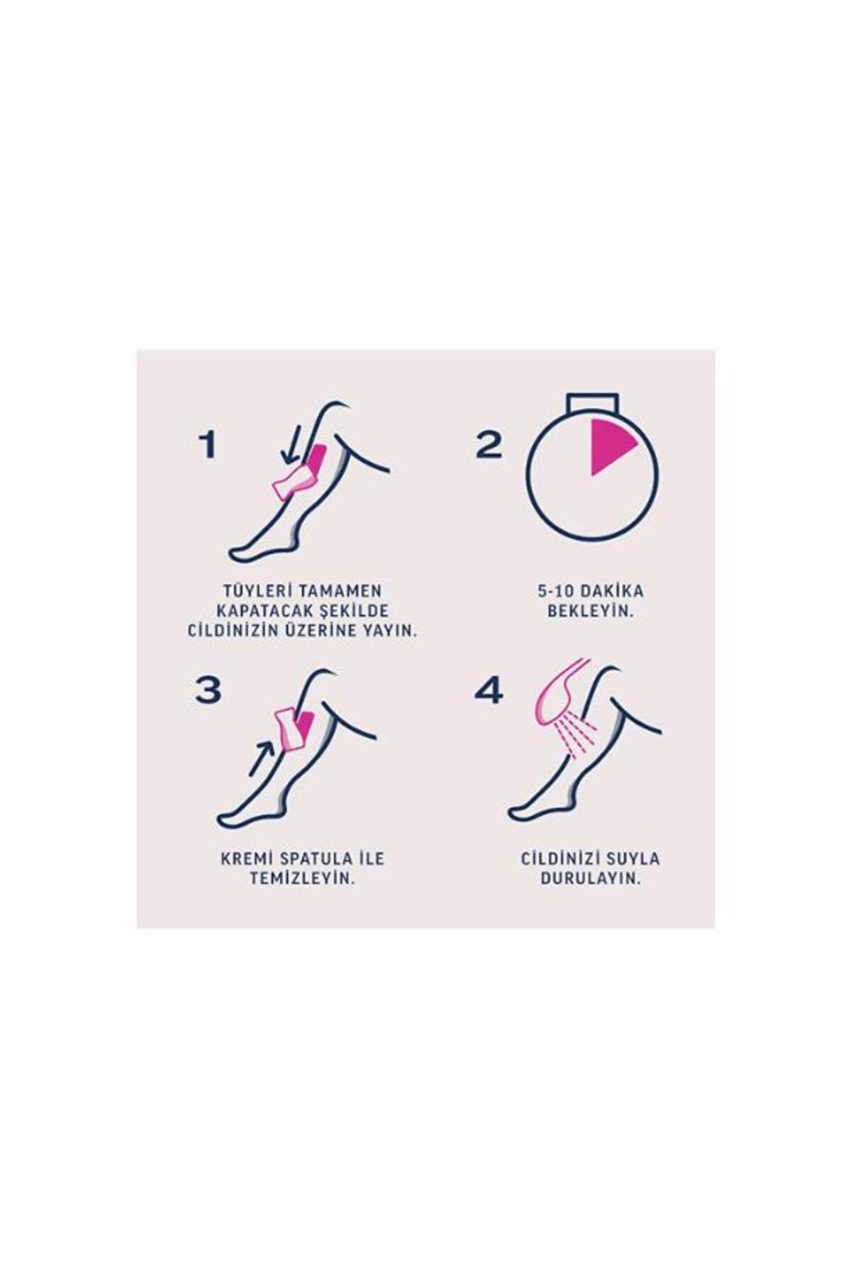 Tüy Dökücü Krem Professional Bacak ve Vücut Bölgesi Tüm Cilt Tipleri 100 ml