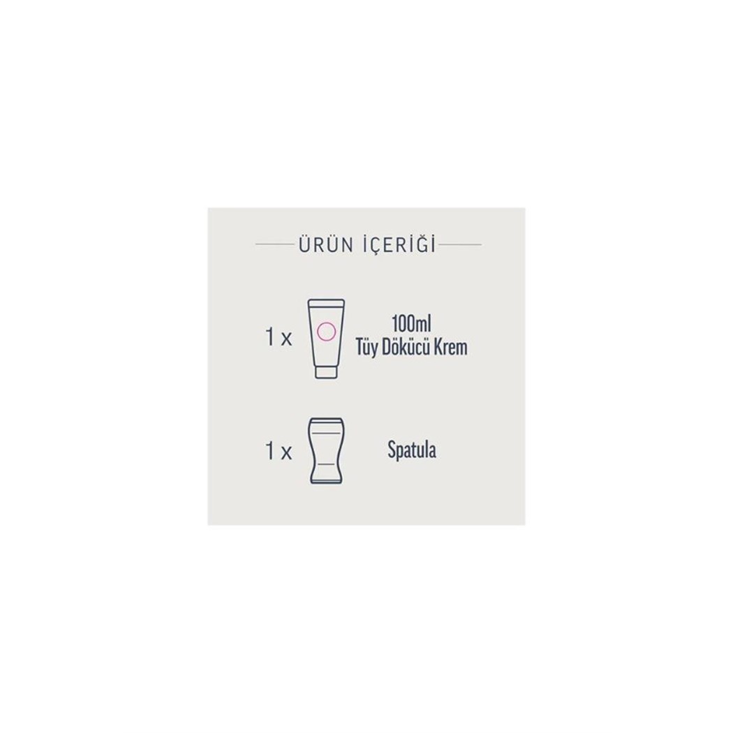 Pure Tüy Dökücü Krem Bacak ve Vücut Bölgesi Hassas Ciltler 100 ml