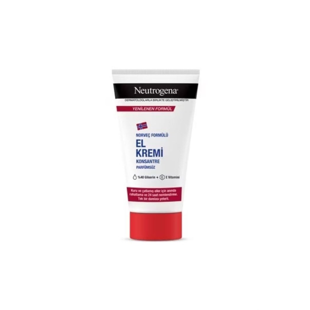 Renksiz Norveç Formülü El Kremi Parfümsüz 75 Ml