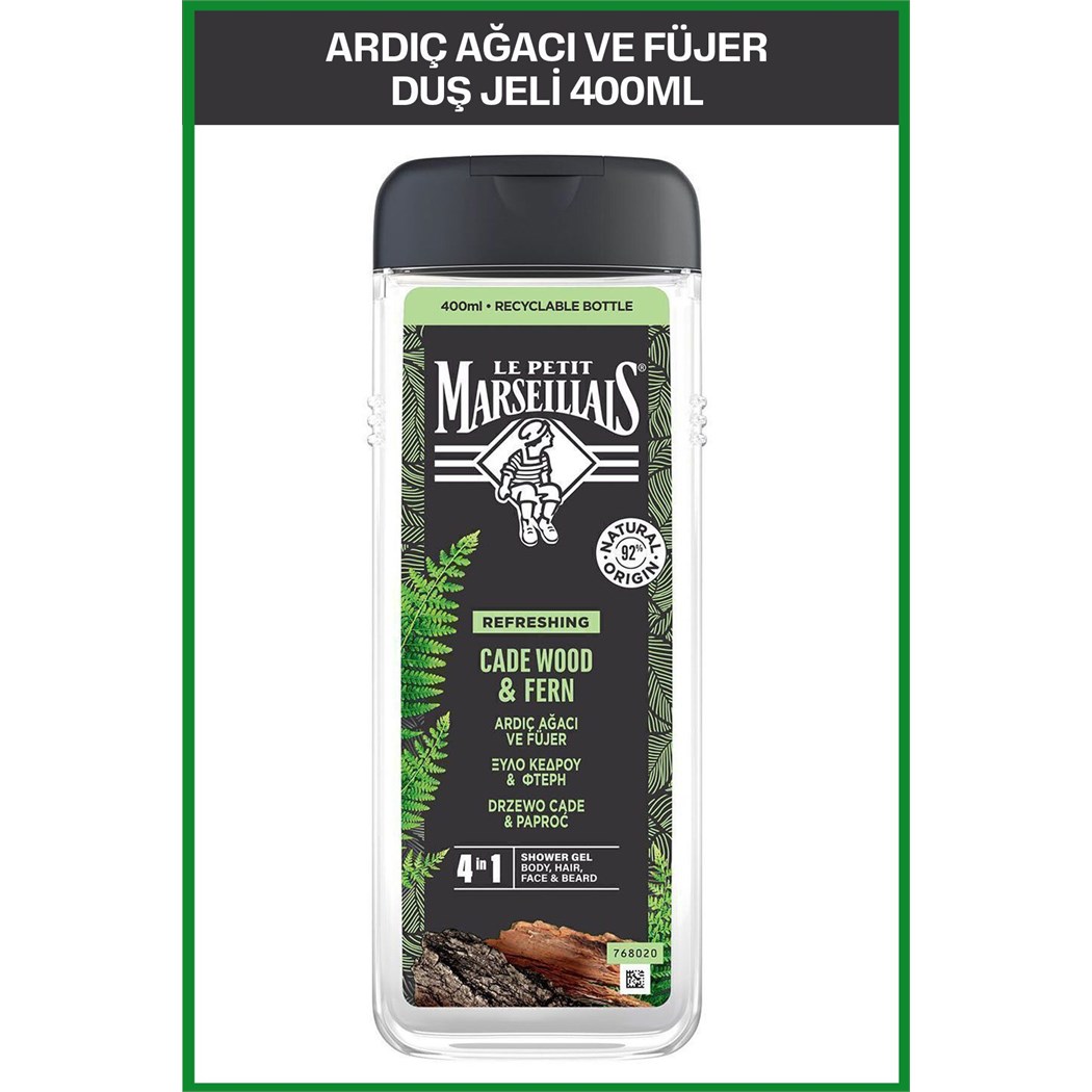 Men Ardıç Ağacı Ve Füjer Duş Jeli 400 ml