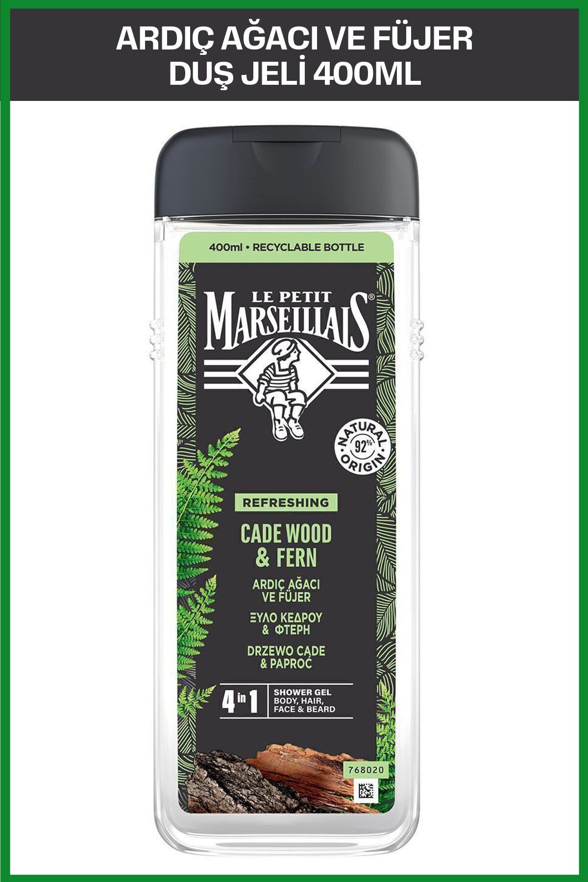 Men Ardıç Ağacı Ve Füjer Duş Jeli 400 ml