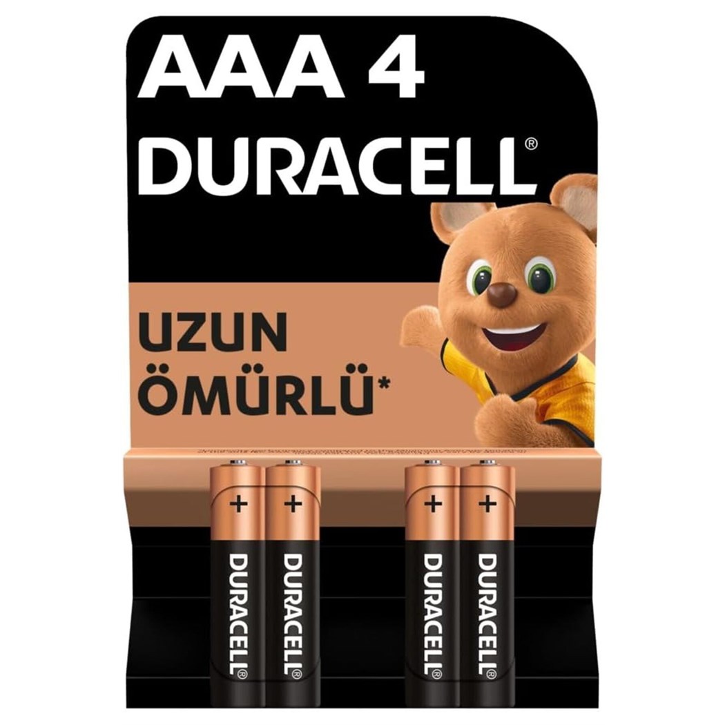 Alkalin AAA İnce Kalem Piller 4 Adet