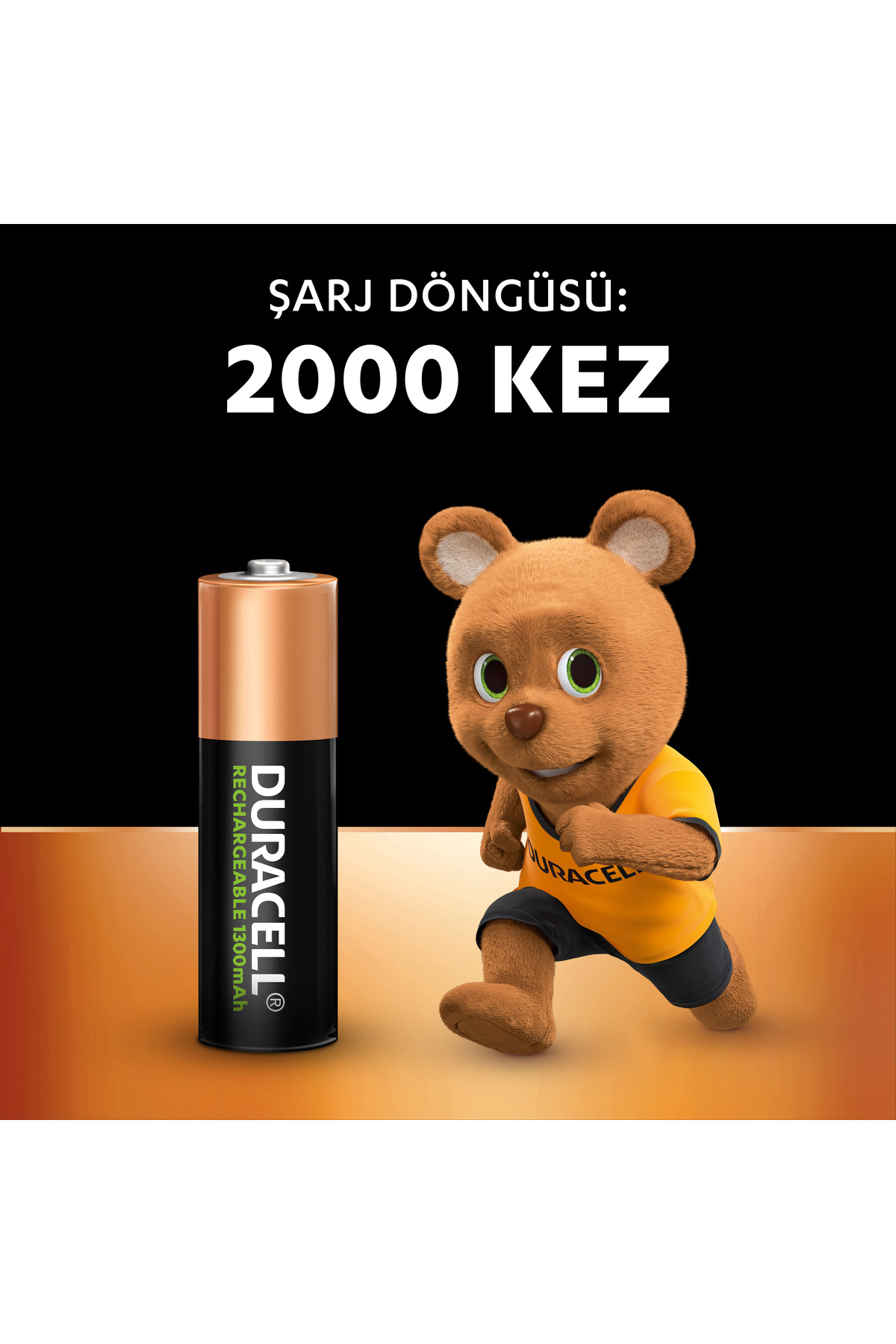 Şarj Edilebilir AA 1300 mAh Piller 2 adet