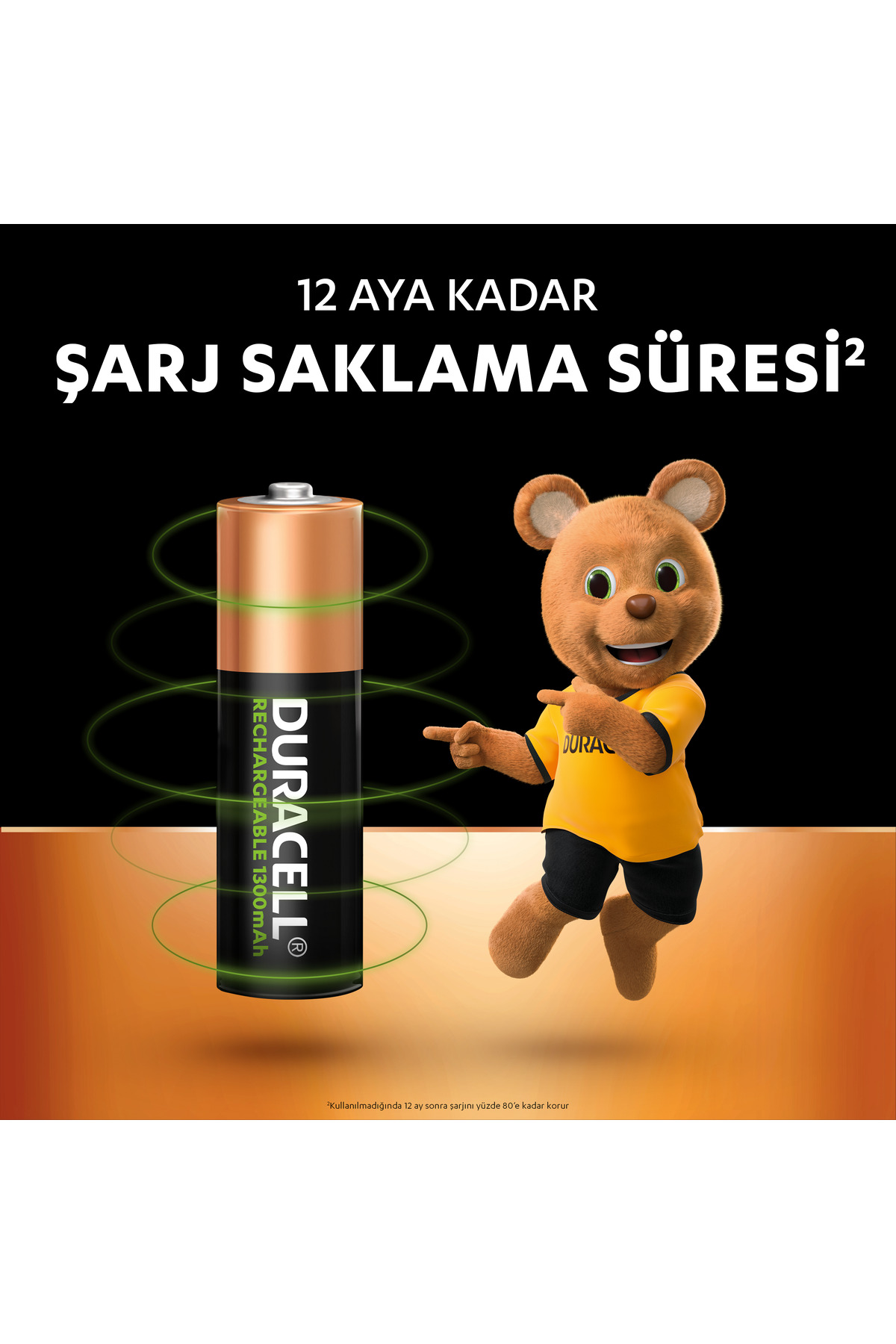 Şarj Edilebilir AA 1300 mAh Piller 2 adet