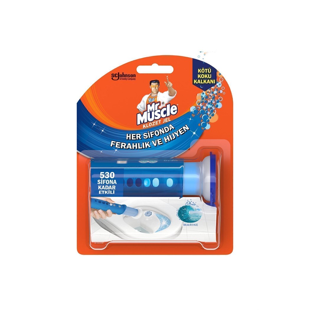 Klozet Jel Blok, Tuvalet Temizleyici, Marine, 36g