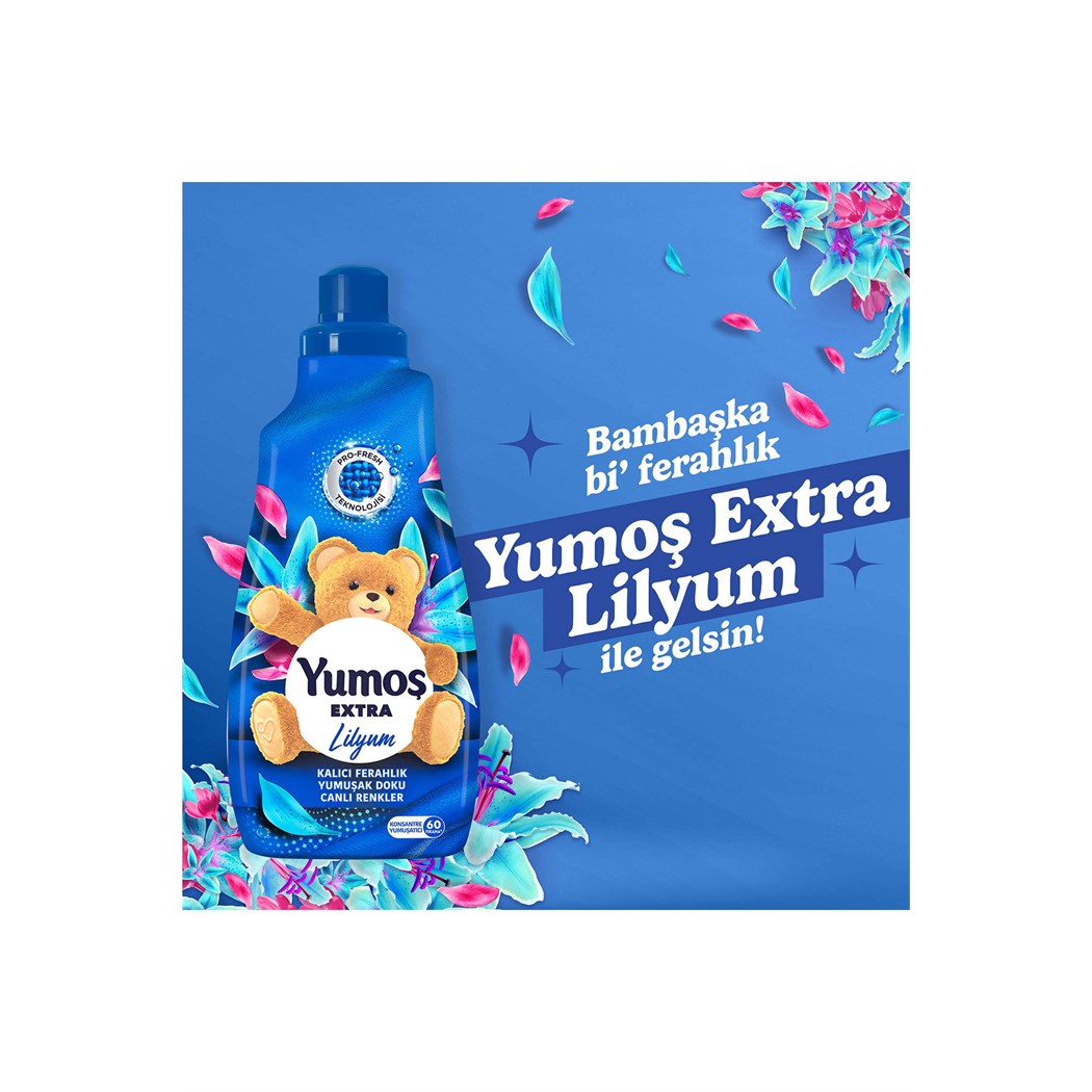 Çamaşır Yumuşatıcısı Extra Konsantre Lilyum 1440 ml