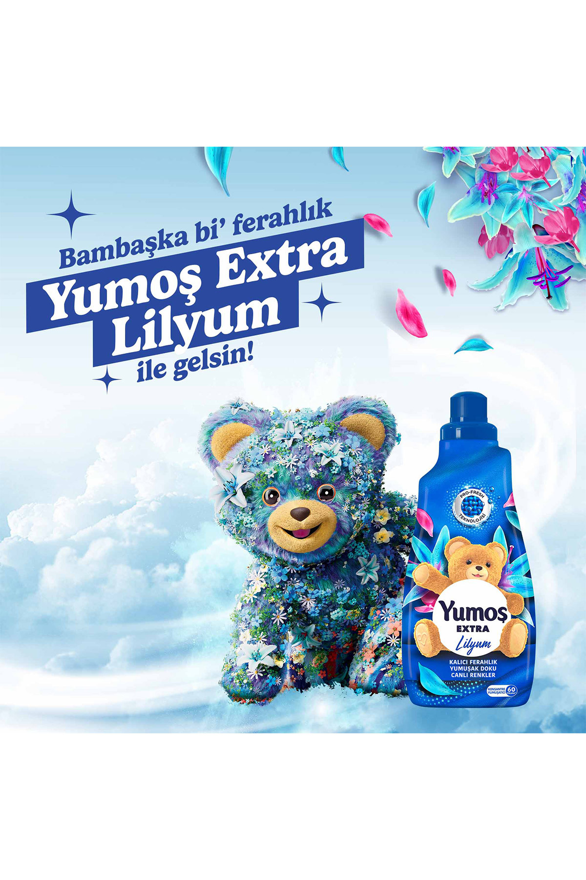 Çamaşır Yumuşatıcısı Extra Konsantre Lilyum 1440 ml