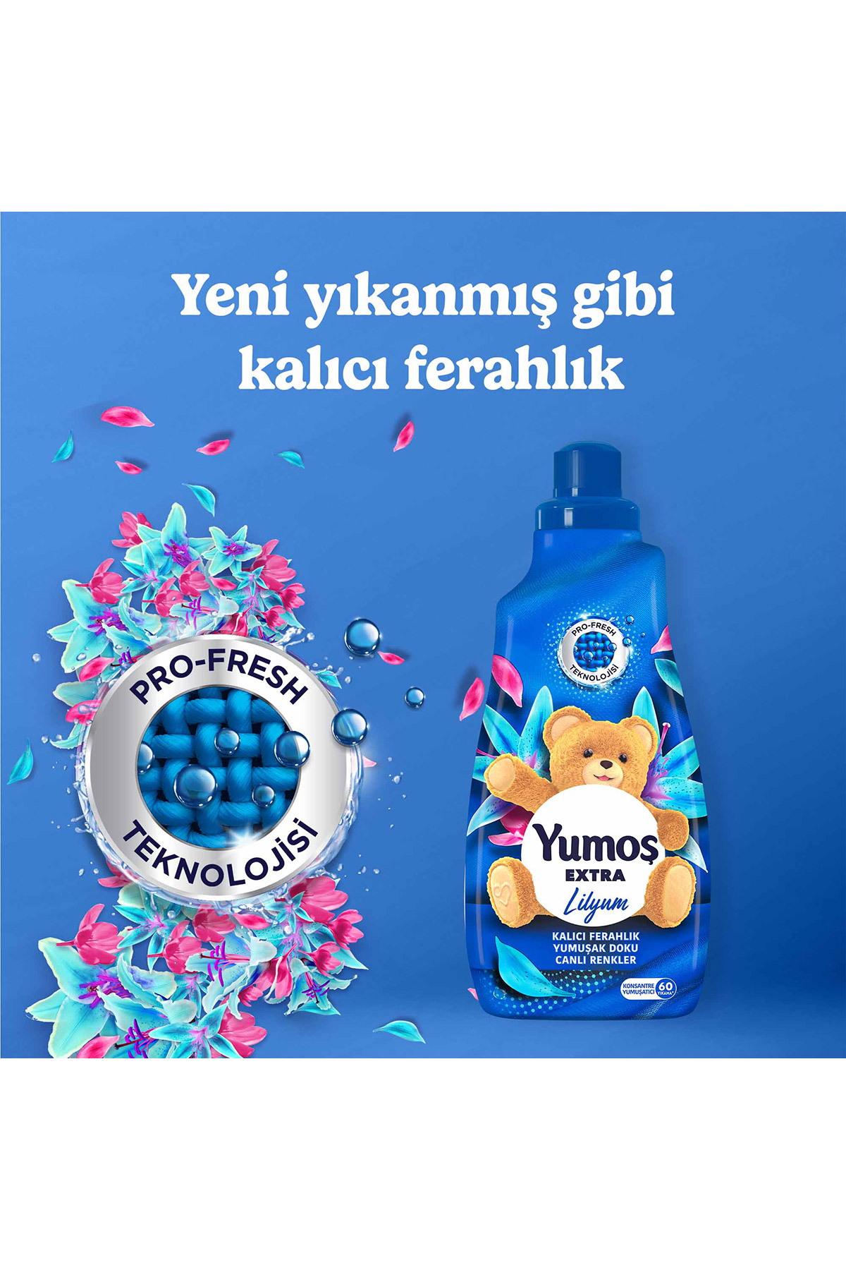 Çamaşır Yumuşatıcısı Extra Konsantre Lilyum 1440 ml