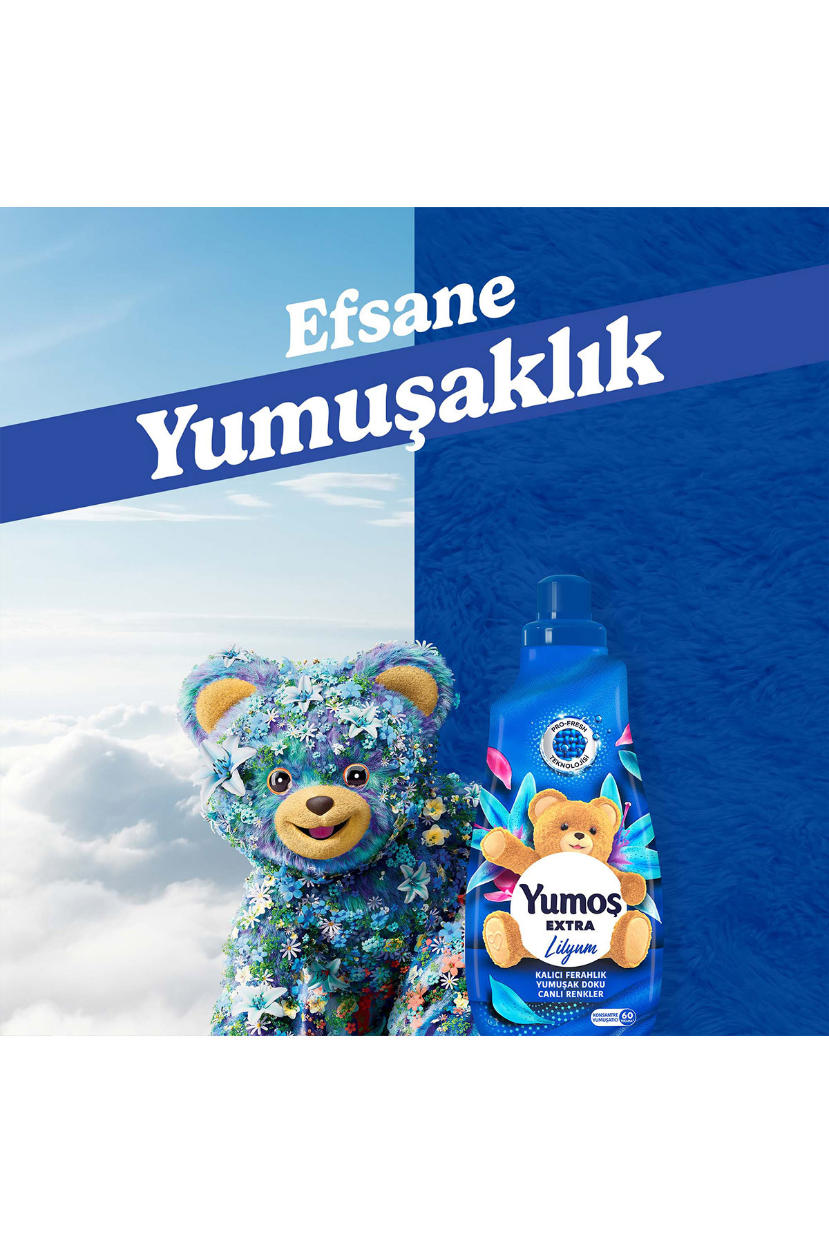 Çamaşır Yumuşatıcısı Extra Konsantre Lilyum 1440 ml