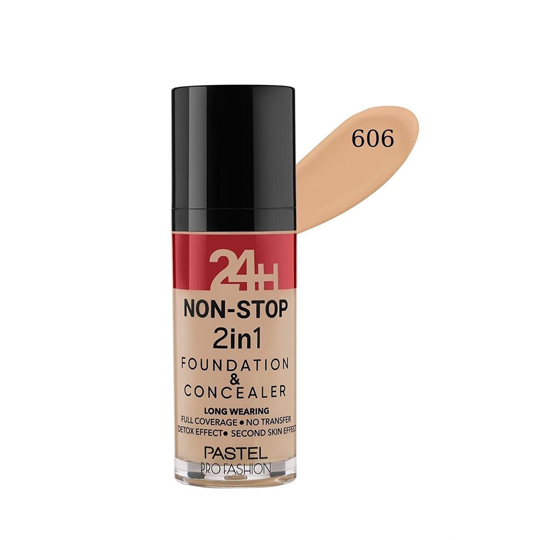 Profashion 24h Non-stop 2in1 Fondöten Ve Kapatıcı 606 Warm