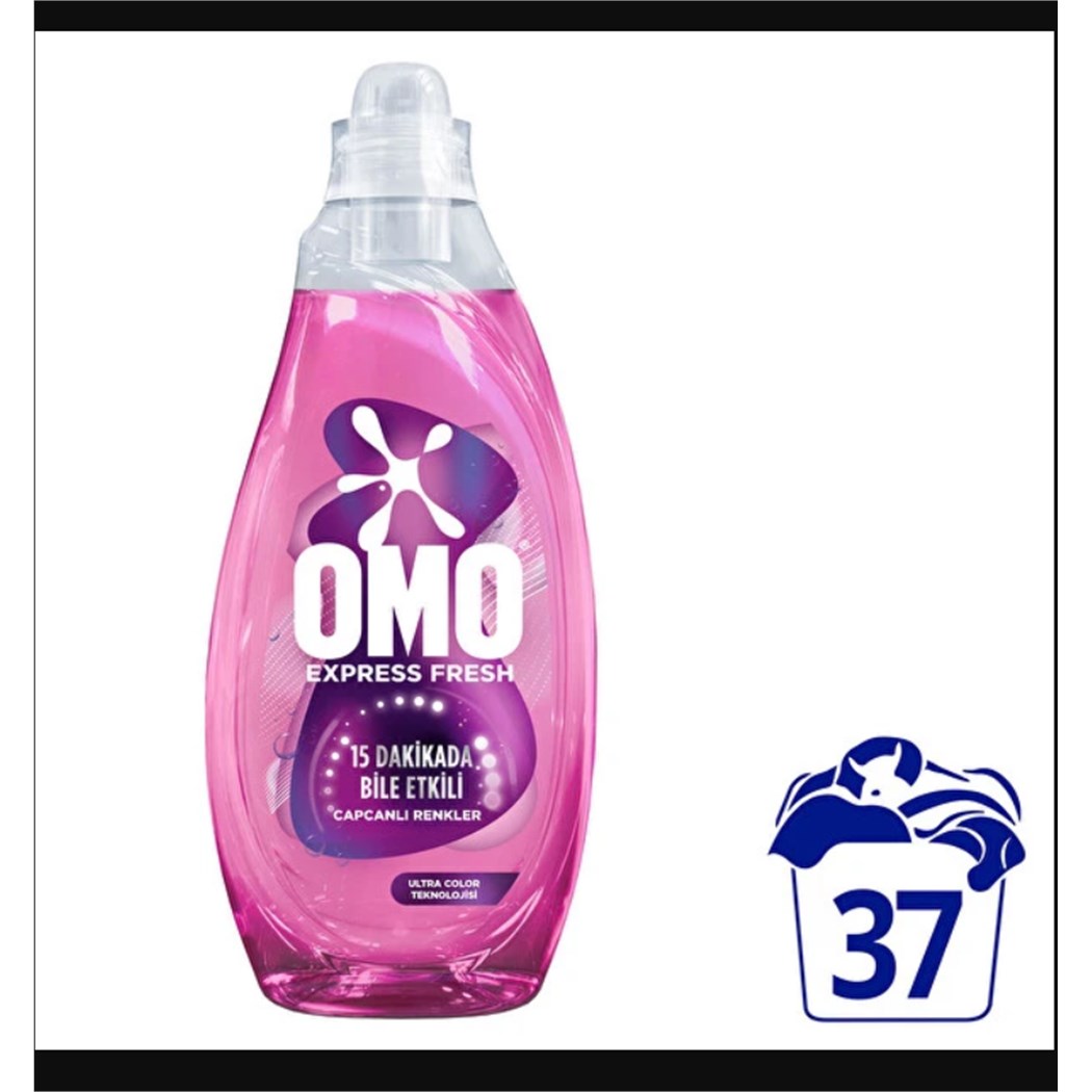 Omo Express Fresh Renkli & Siyah 1480 Ml