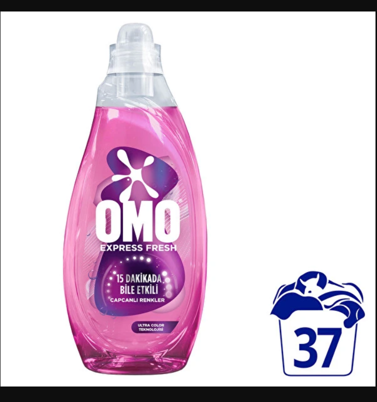 Omo Express Fresh Renkli & Siyah 1480 Ml