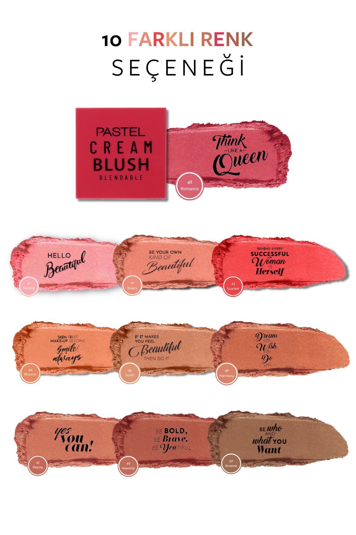 Cream Blush - Krem Allık 48 Romance