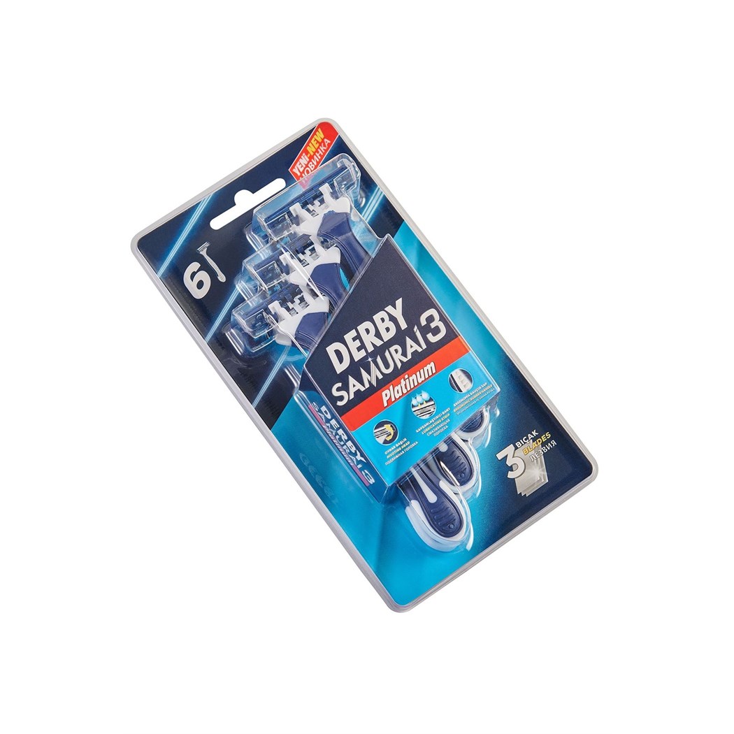 Samurai Tıraş Bıçağı Platinium 3 Blister 6'lı