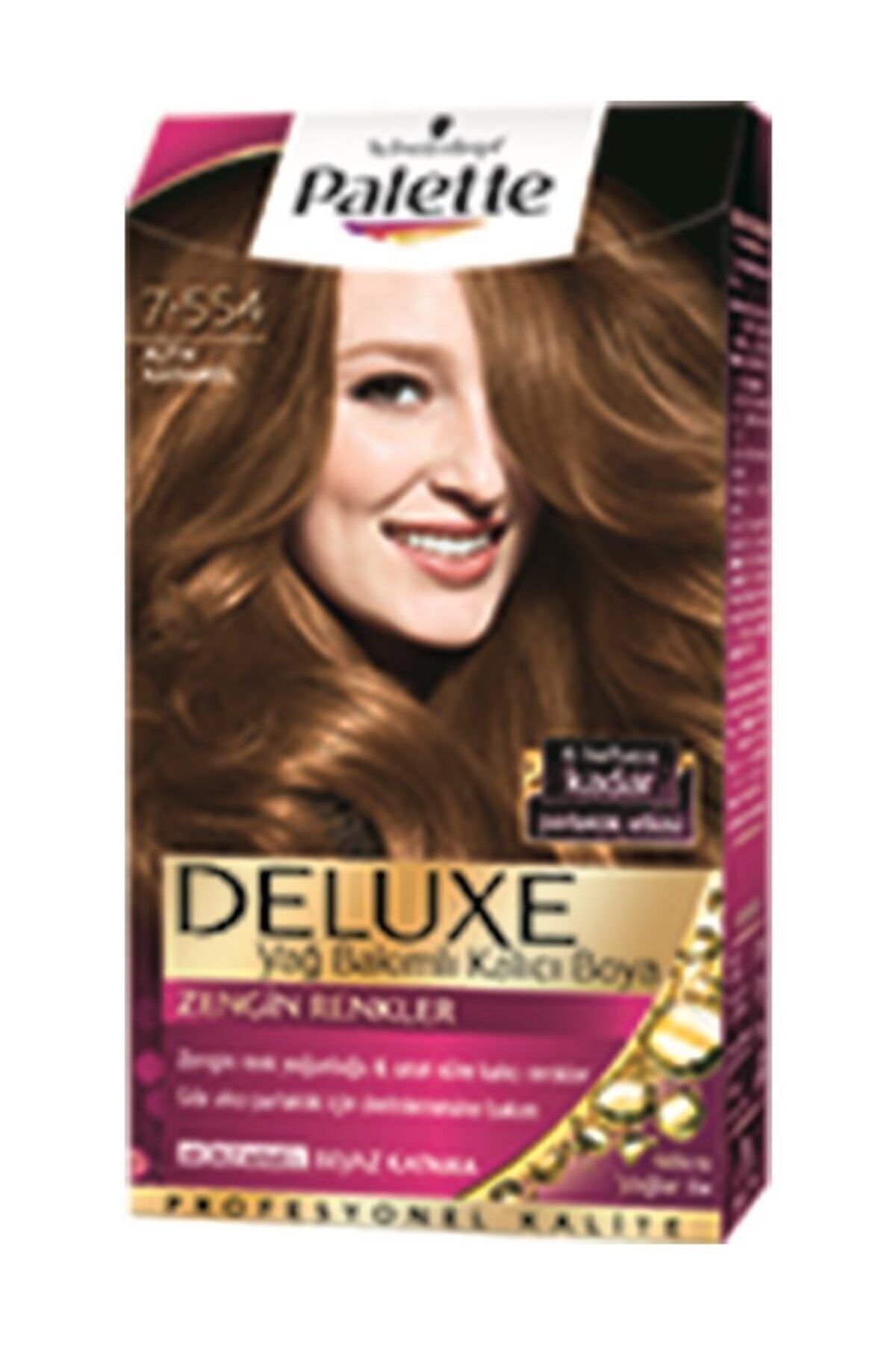 Yoğun Renkler Saç Boyası 7-554 Altın Karamel