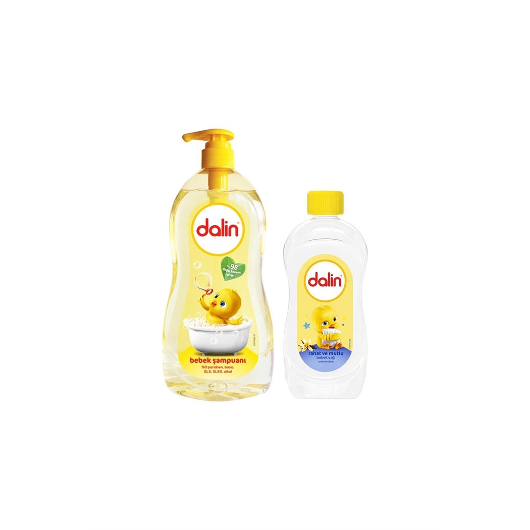 Bebek Şampuan 700 Ml + Rahat Mutlu Bebek Yağı 100 Ml Hediye