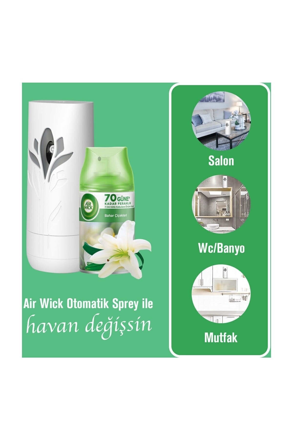 Airwick Yedek Sprey Bahar Çiçekleri 250 Ml