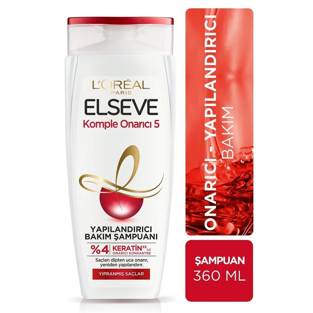 Elseve Şampuan 360 Ml. Onarıcı Yapılandırıcı Bakım