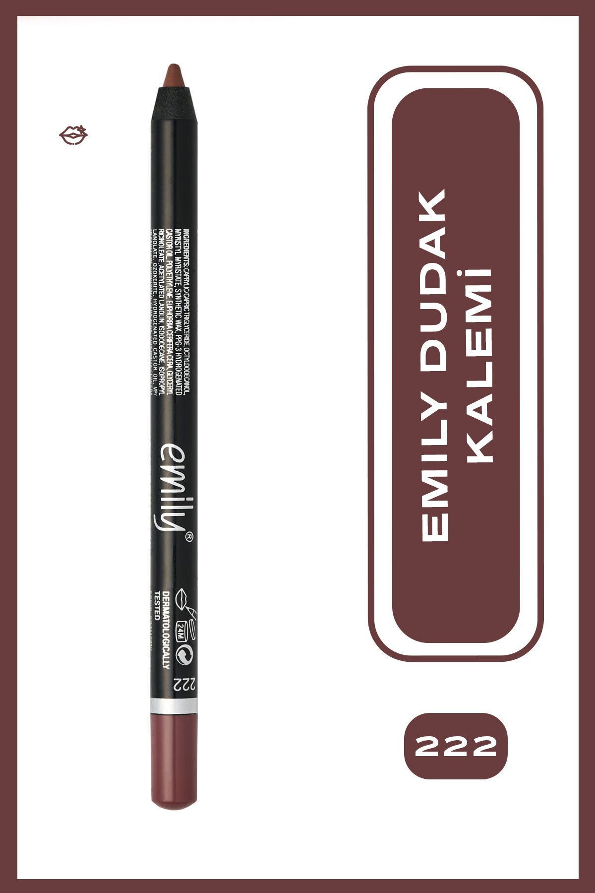 Long Lasting Lip Pencil 222 Dudak Kalemi1,6
