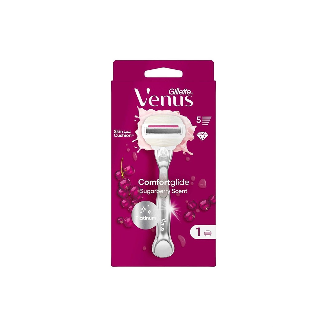 Venus Comfort Glide Sugarberry Tıraş Makinesi + 1 Adet Başlık
