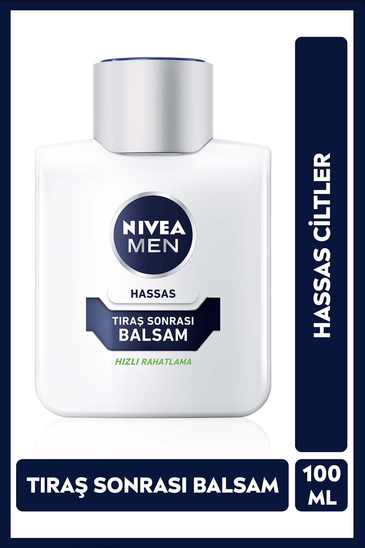 MEN Erkek Tıraş Sonrası Balsam 100ml, Hassas Ciltlere Özel Hızlı Rahatlatma, Konforlu Tıraş Deneyimi