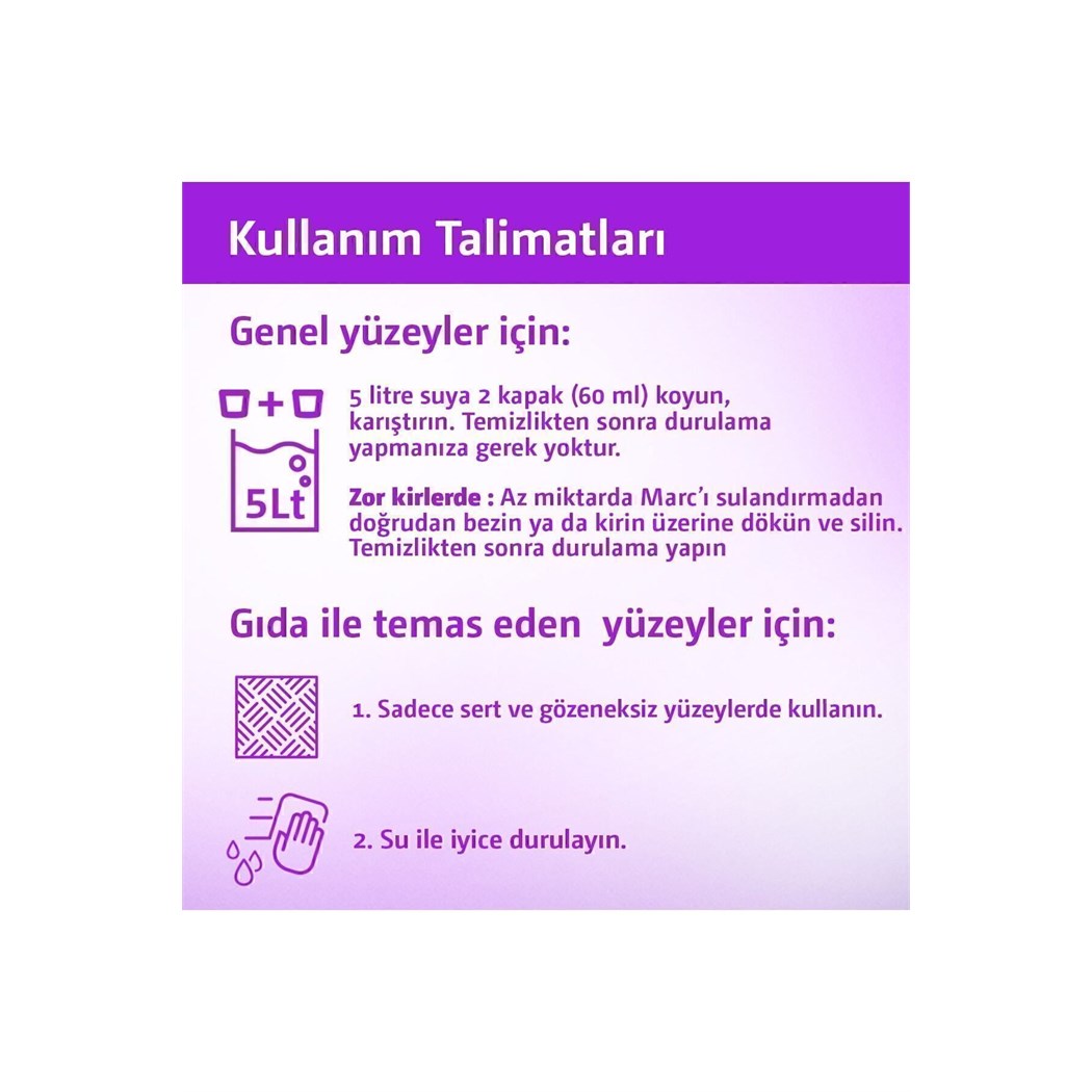 Yüzey Temizleyici 900 Ml. Lavanta