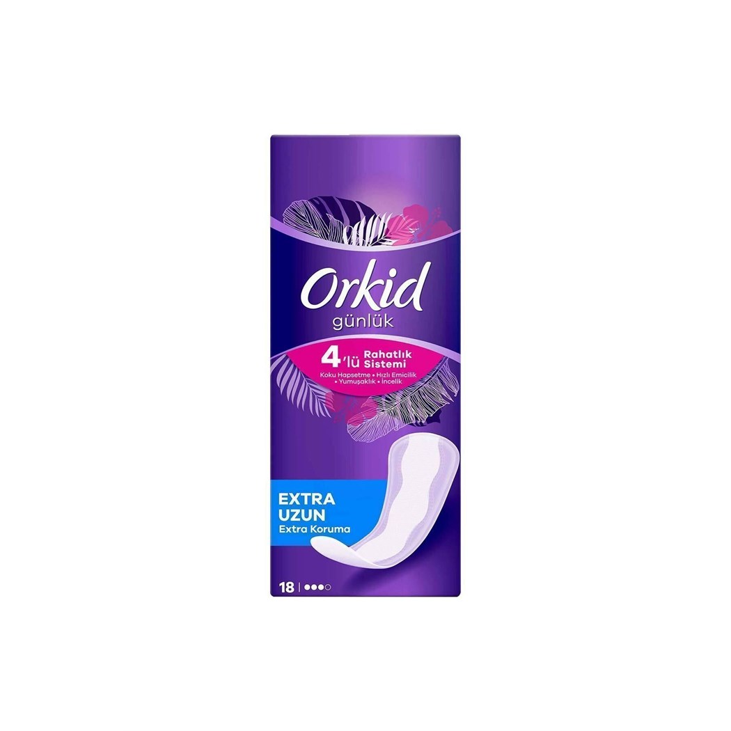 Günlük Ped Extra Uzun 18'li Tekli Paket