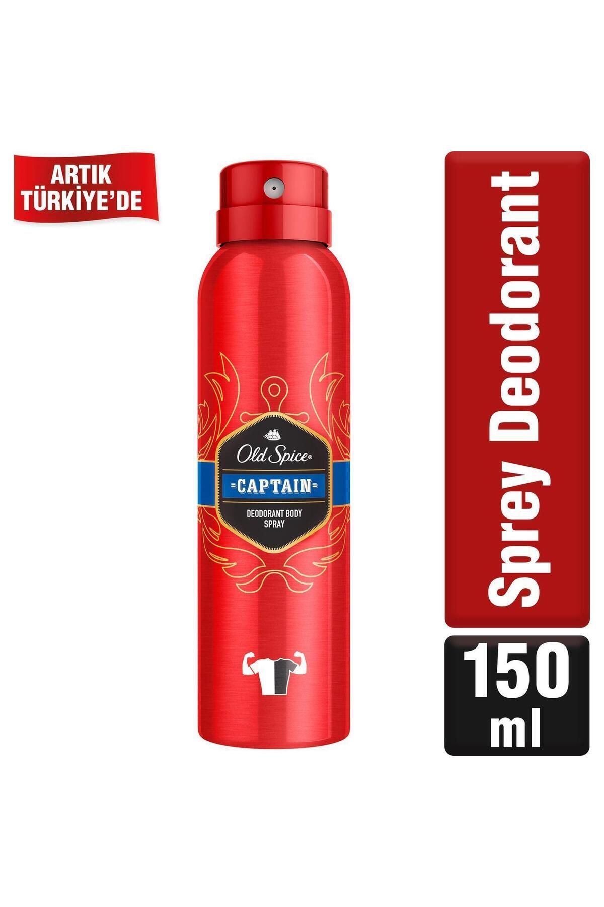 Captain Sprey Deodorant 150 Ml-