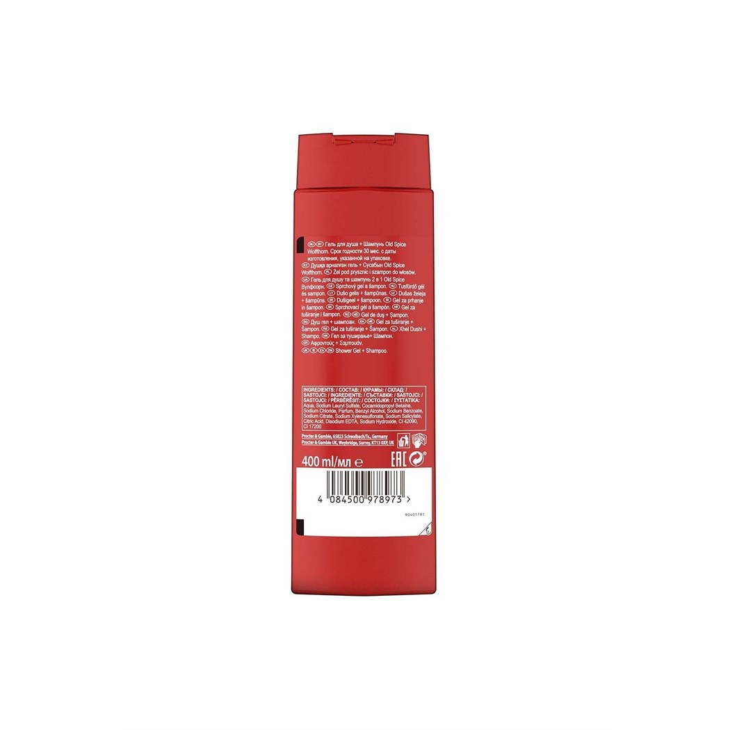 Wolfthorn Erkekler İçin Duş Jeli ve Şampuan 400 ml