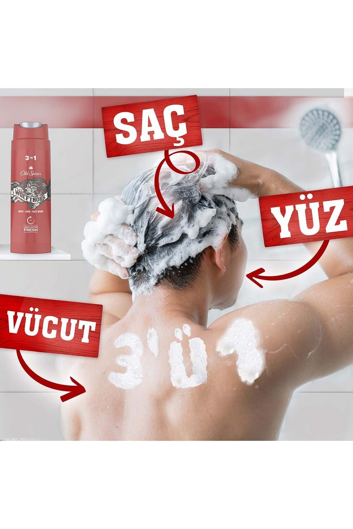 Wolfthorn Erkekler İçin Duş Jeli ve Şampuan 400 ml