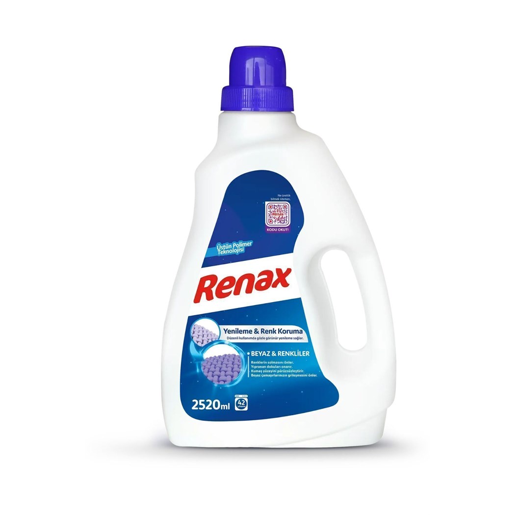 Sıvı Çamaşır Deterjanı Renkliler Ve Beyazlar Için 2520 ml