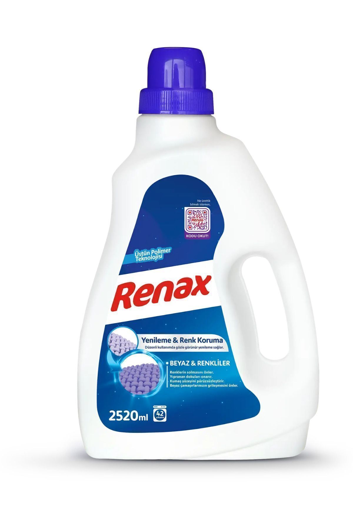 Sıvı Çamaşır Deterjanı Renkliler Ve Beyazlar Için 2520 ml