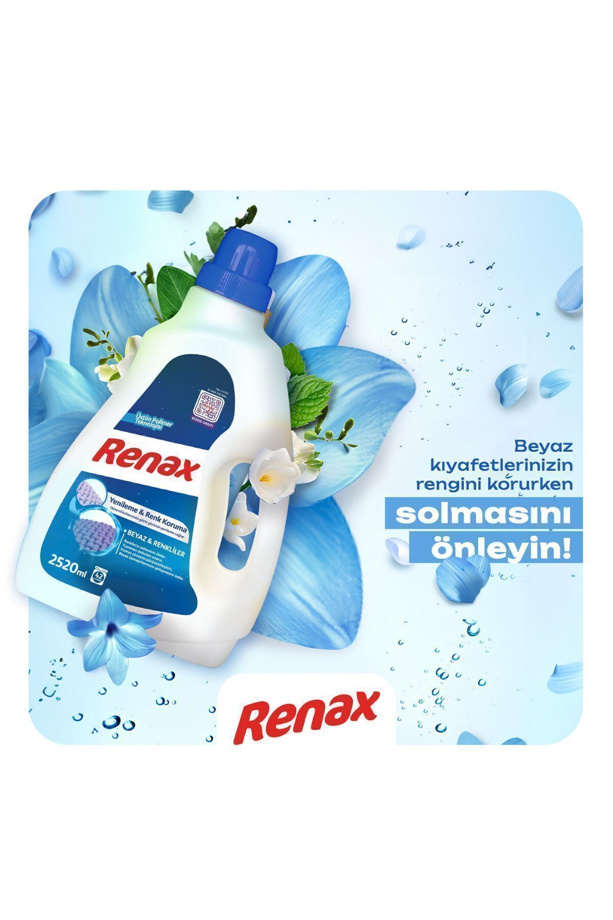 Sıvı Çamaşır Deterjanı Renkliler Ve Beyazlar Için 2520 ml