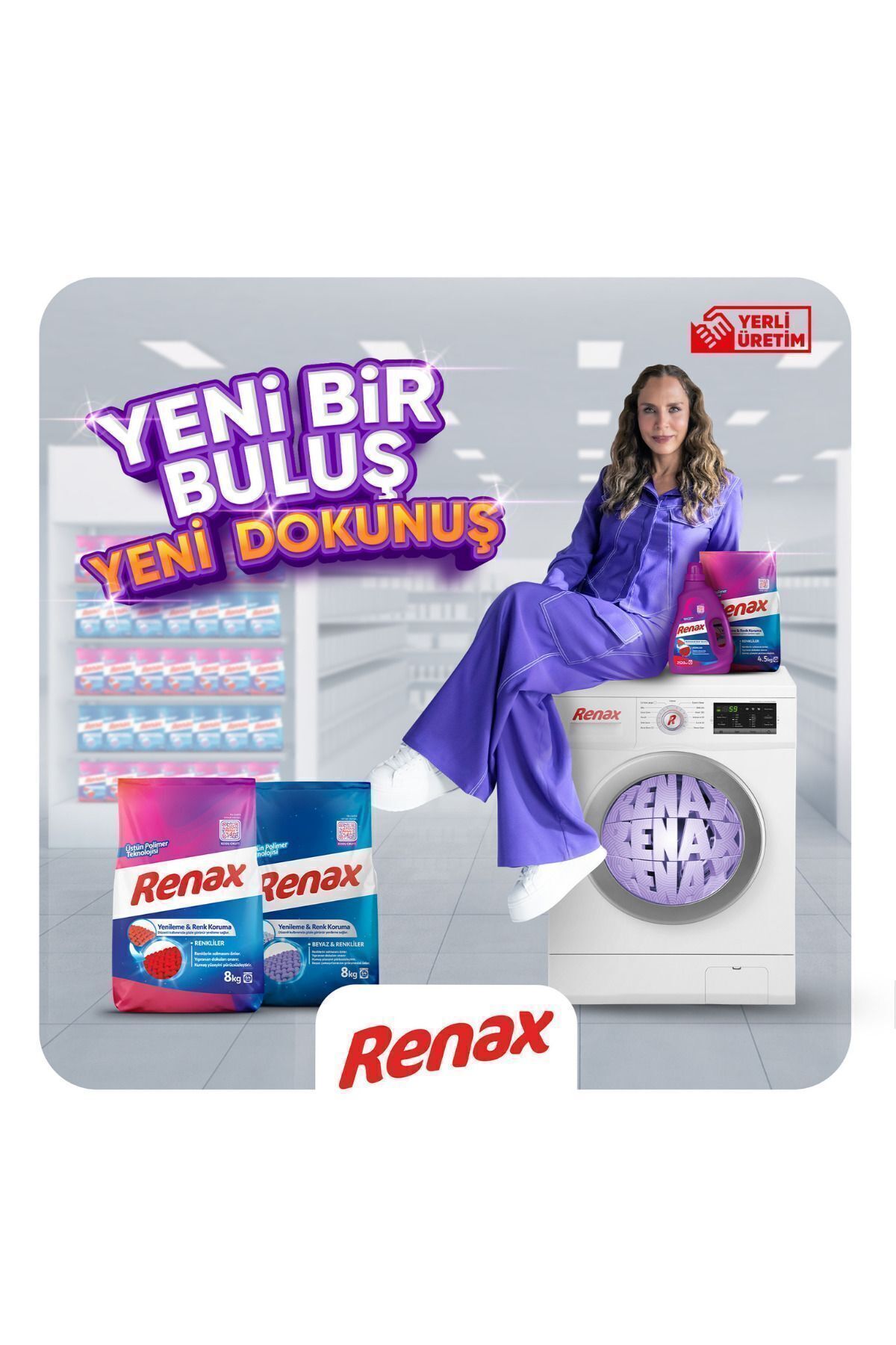 Sıvı Çamaşır Deterjanı Renkliler Ve Beyazlar Için 2520 ml