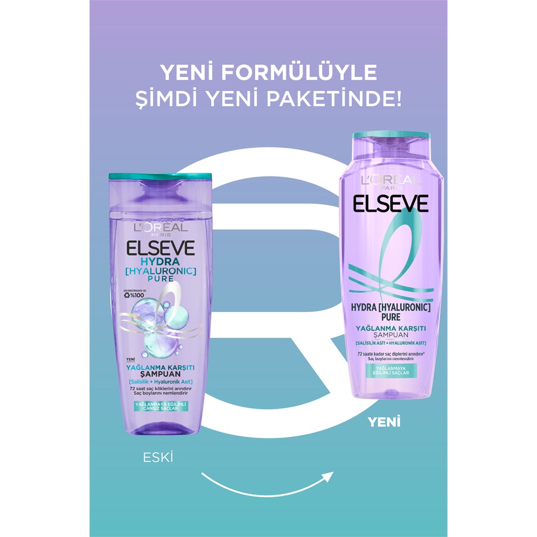 Hydra [hyaluronic] Pure Salisilik Asit Içeren Yağlanma Karşıtı Arındırıcı Şampuan 300ml