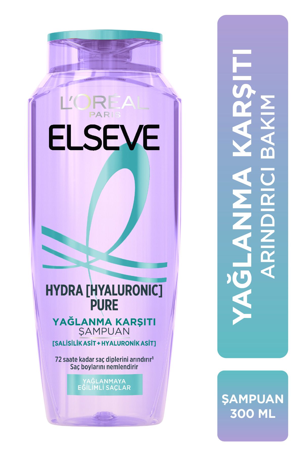 Hydra [hyaluronic] Pure Salisilik Asit Içeren Yağlanma Karşıtı Arındırıcı Şampuan 300ml