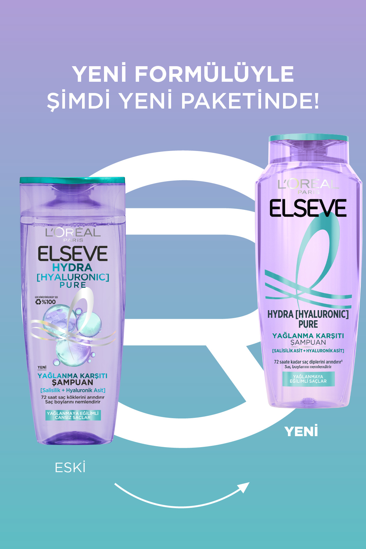 Hydra [hyaluronic] Pure Salisilik Asit Içeren Yağlanma Karşıtı Arındırıcı Şampuan 300ml