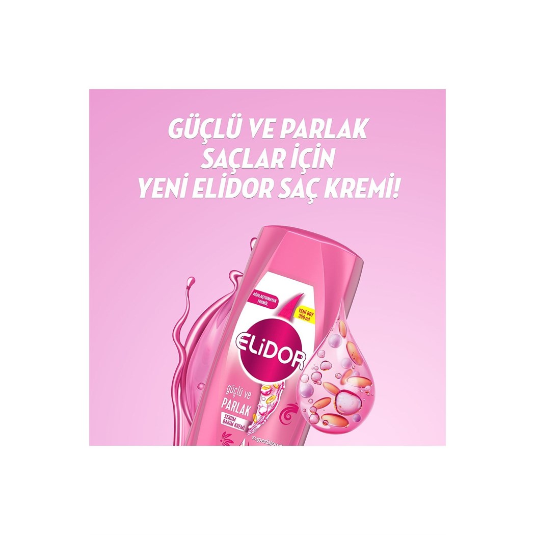 Superblend Serum Saç Bakım Kremi Güçlü Ve Parlak E Vitamini Makademya Yağı & Keratin 350 ml
